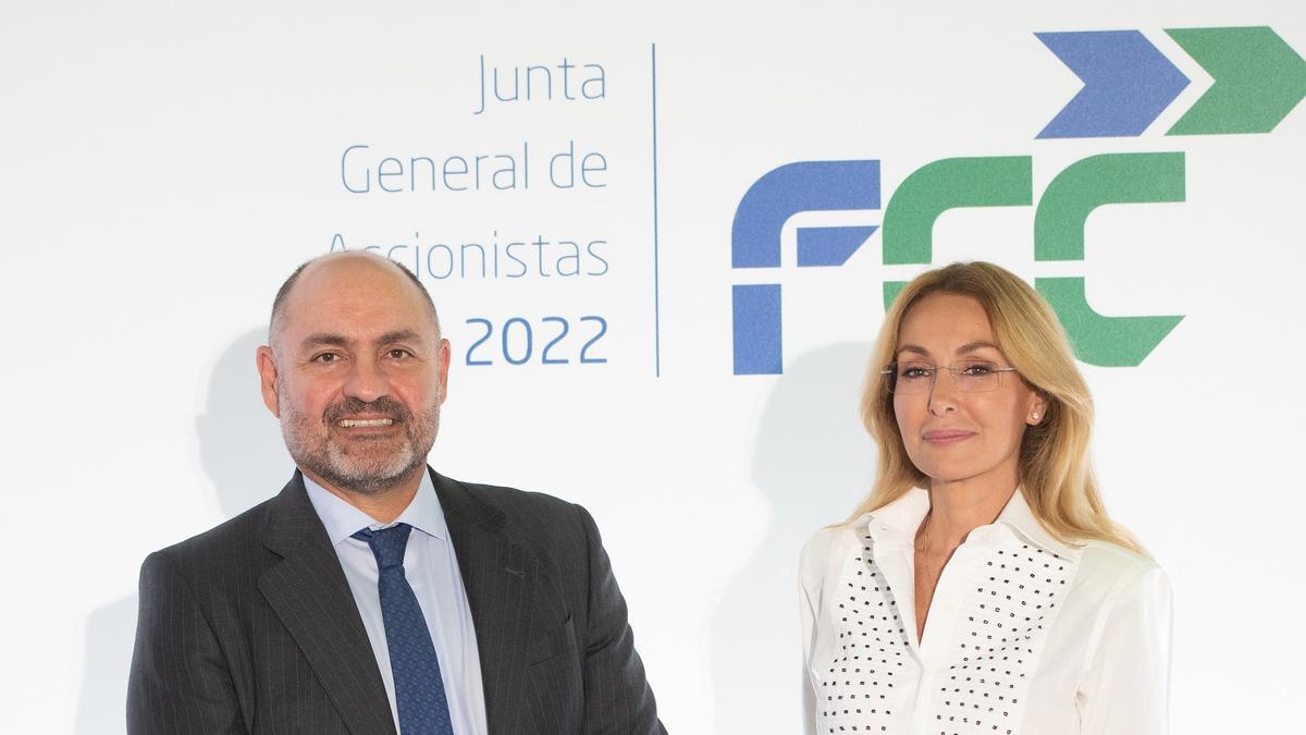 Pablo Colio y Esther Alcocer Koplowitz, CEO y presidenta de FCC.