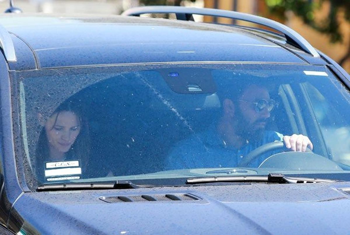 Jennifer Garner y Ben Affleck se fueron en el mismo coche de su iglesia metodista