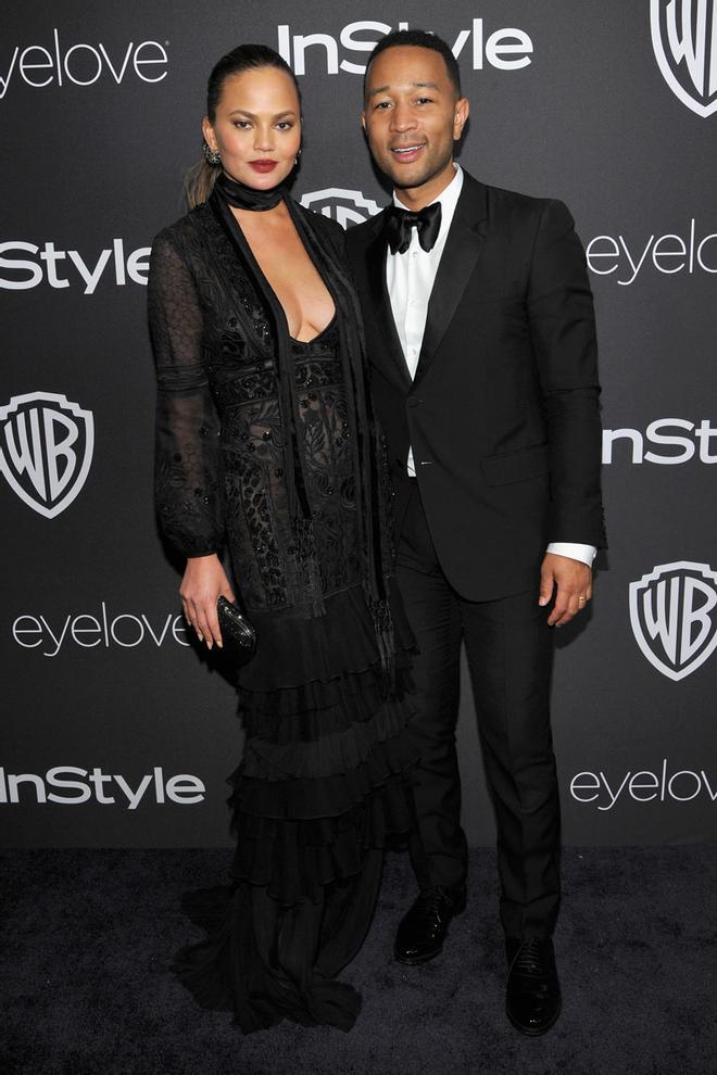 After-parties Globos de Oro 2017: Chrissy Teigen y John Legend