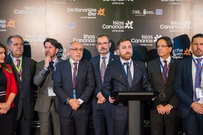 Inauguración del Pabellón de Canarias en la ITB 2019 (Feria Internacional de Turismo de Berlin). Berlin 6 de marzo de 2019