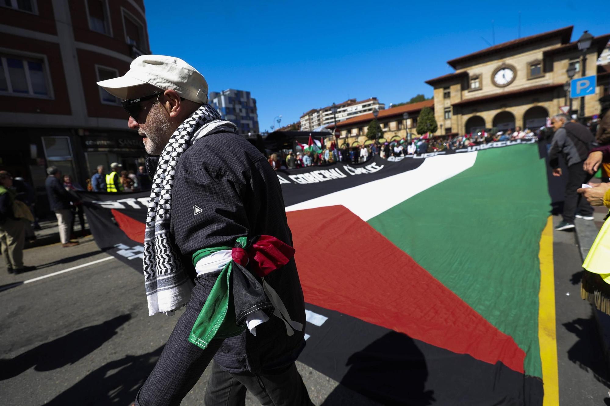 Asturias se manifiesta por una Palestina en paz