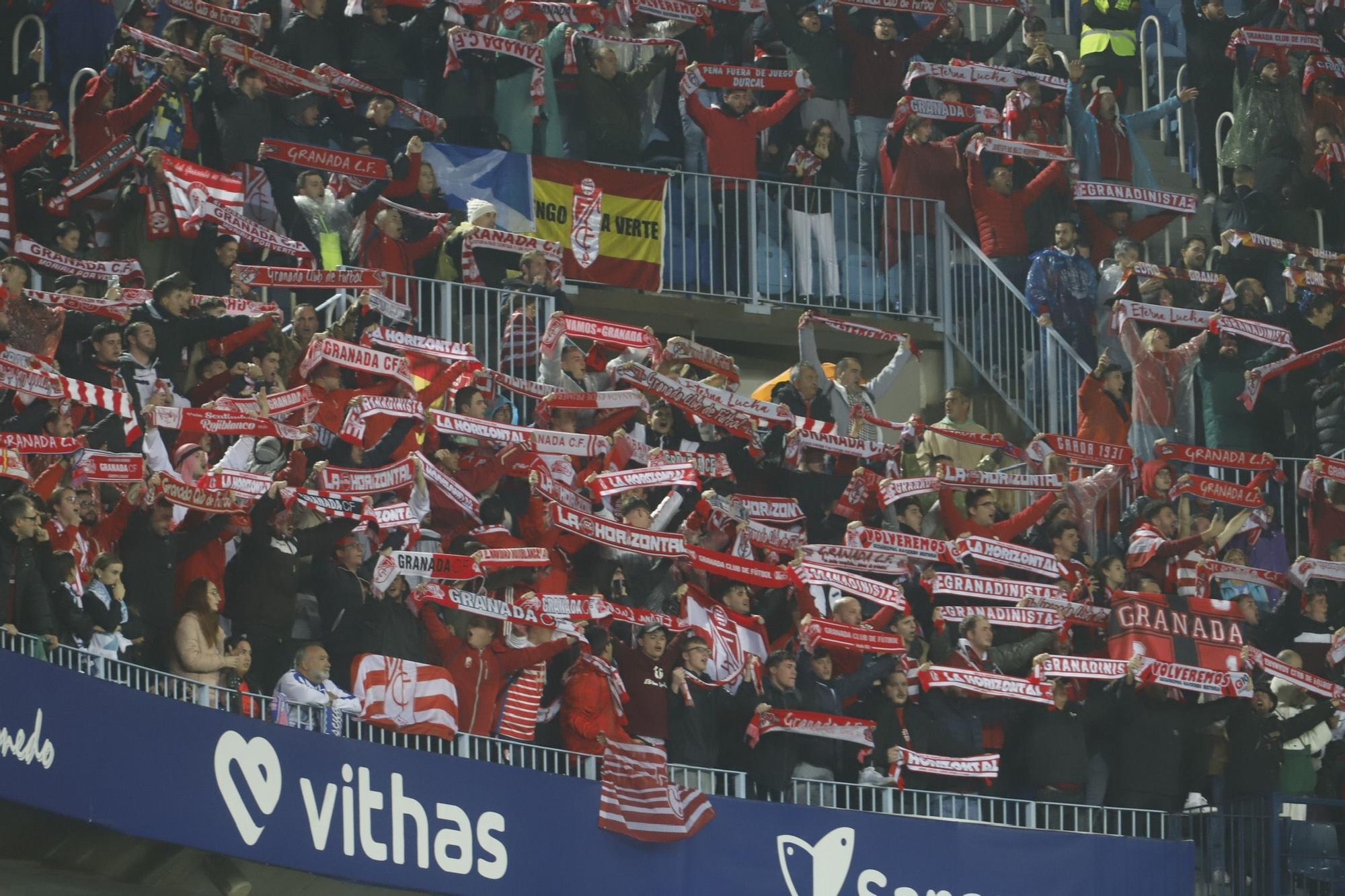 El Málaga CF - Granada CF, en imágenes