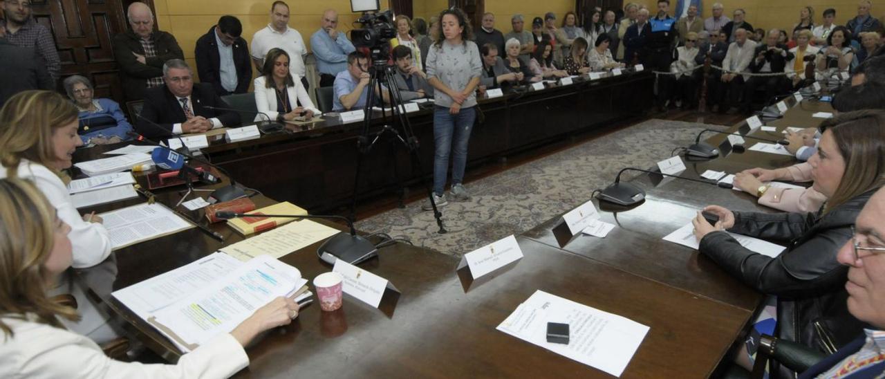 Acto de toma de posesión de la actual Corporación de Langreo en junio de 2019. | LNE