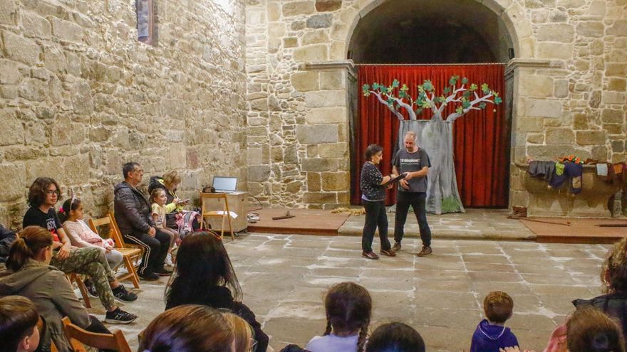 Otro taller realizado en la iglesia de la Pastoriza