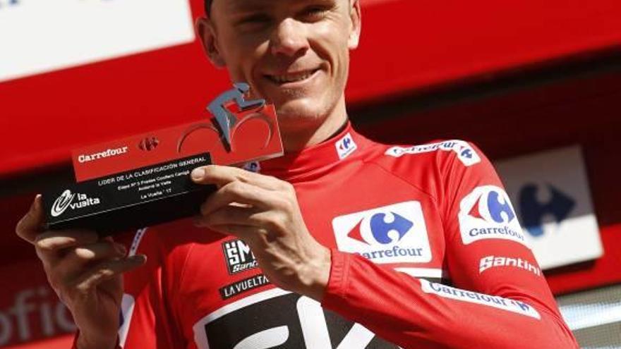 Froome lidera la Vuelta per davant de David de la Cruz