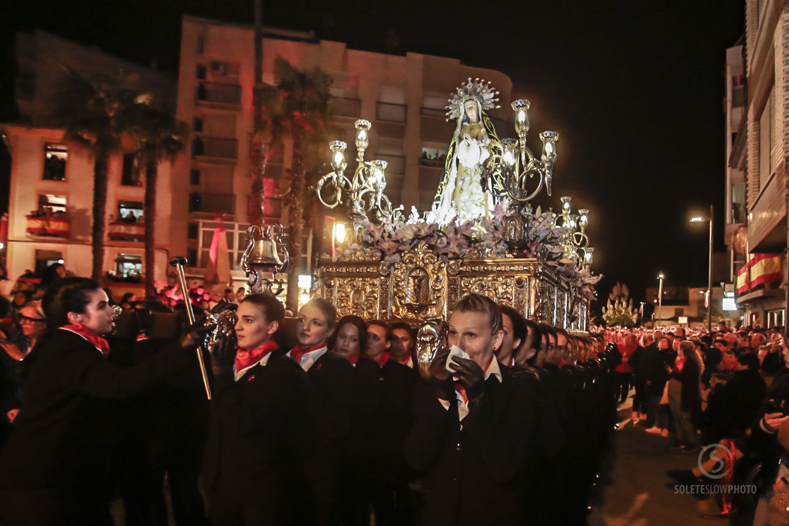 Las imágenes del encuentro del Paso Encarnado en Lorca