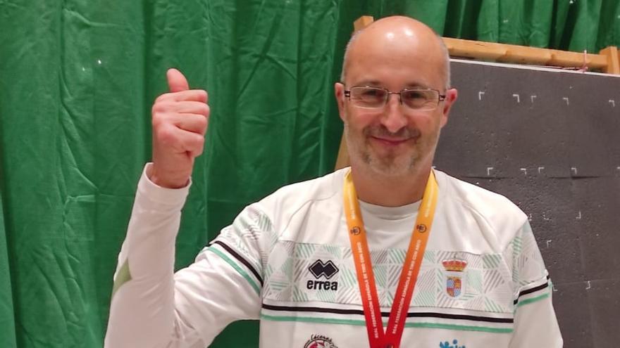 El arquero extremeño Cristino Fernández, campeón de España 3D