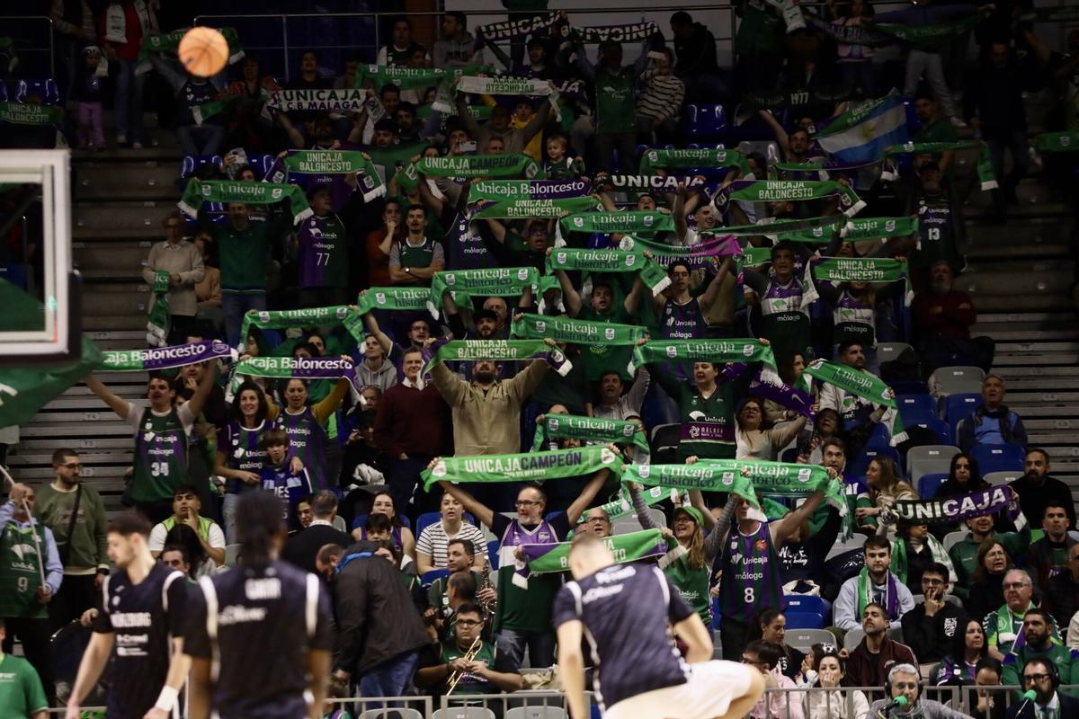 Imágenes del partido de la BCL entre el Unicaja y el Würzburg