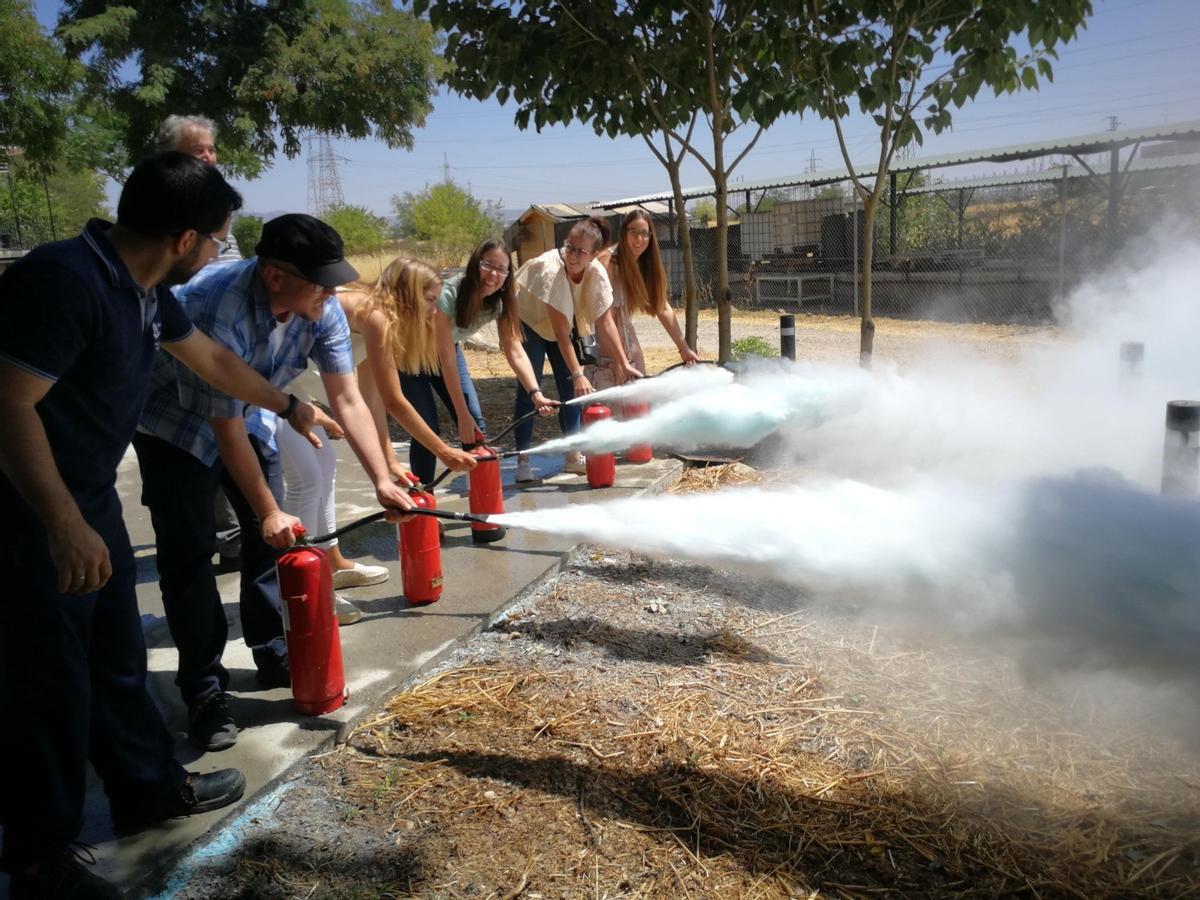Actividad formativa de prevención de riesgos en la Unviersidad de Córdoba.