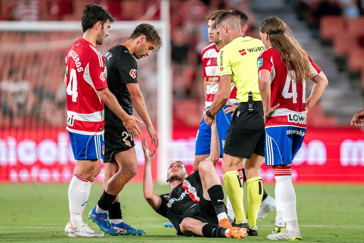 Así fue el partido entre el Sporting y el Granada