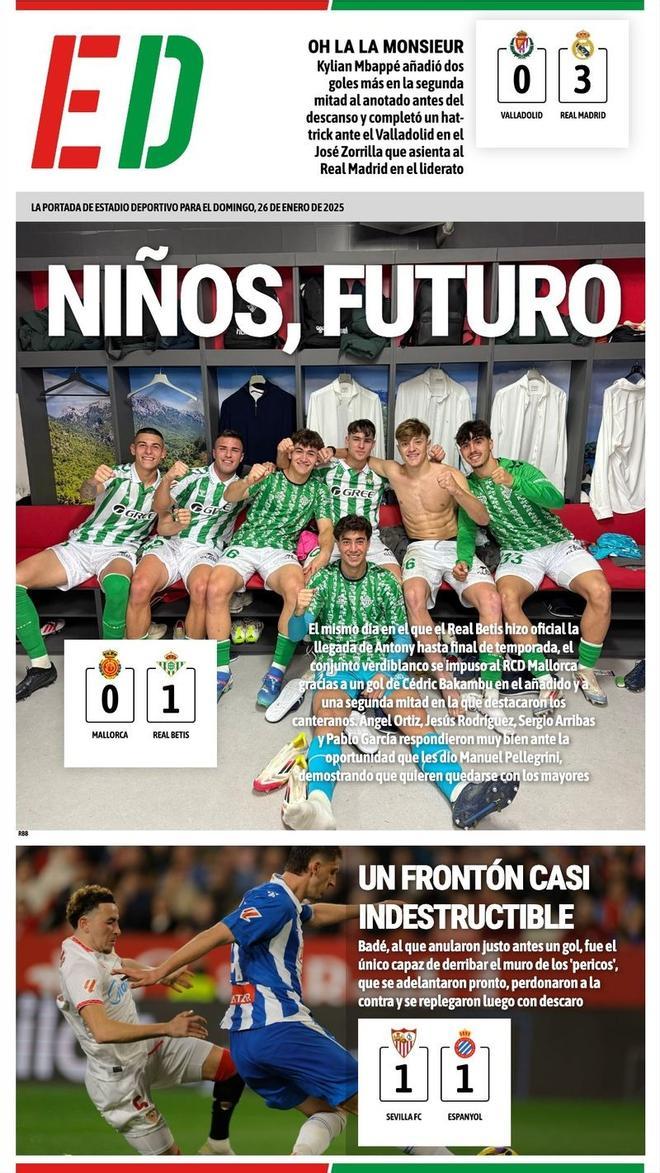 Las portadas de la prensa deportiva de hoy, 26 de enero de 2025