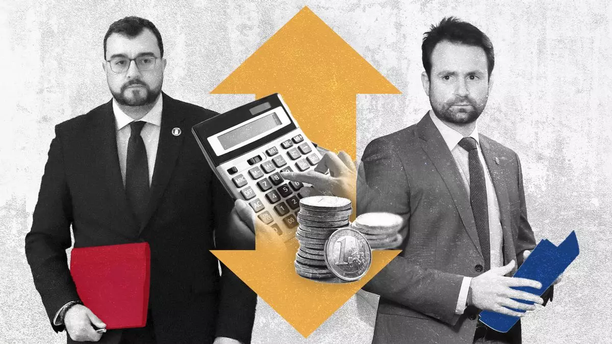 ¿En qué se parecen y en qué se diferencian las rebajas fiscales del PSOE y PP para Asturias? Una se centra en rentas bajas y la otra generaliza hasta las altas