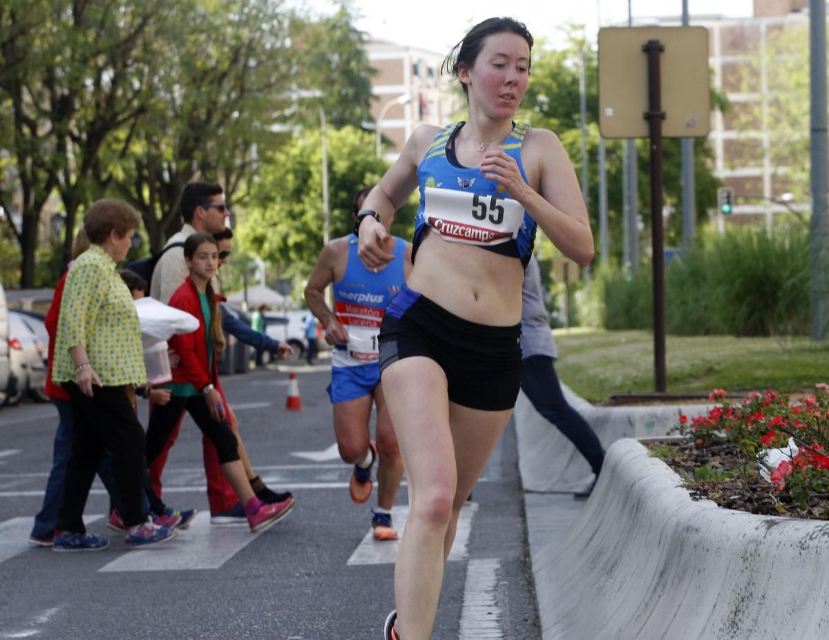 Virtudes Corpas y Jesús Ballesta vencen en la Carrera María Auxiliadora