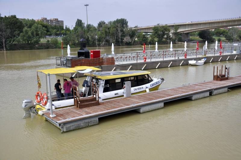 Fotogalería: Los barcos surcan de nuevo el Ebro