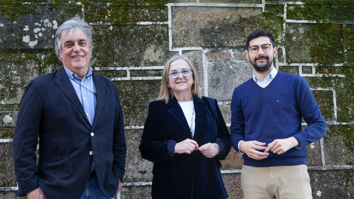 Pedro Puy, Irene Garrido y Juan Bayón son los parlamentarios conservadores por Pontevedra.