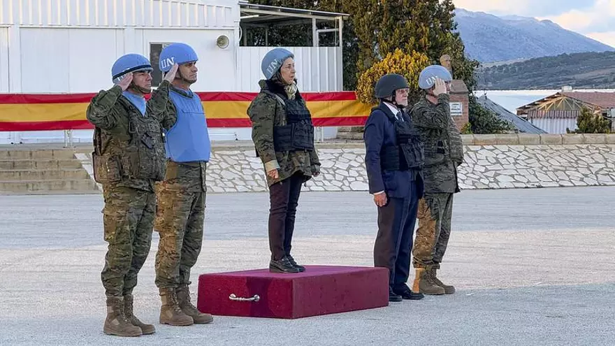 Margarita Robles, a las tropas cordobesas en Líbano: “Sois esenciales para la paz”