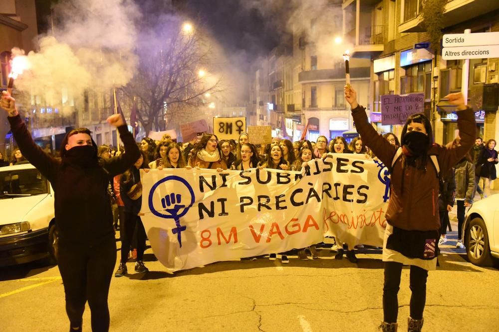 Manifestació feminista a Manresa