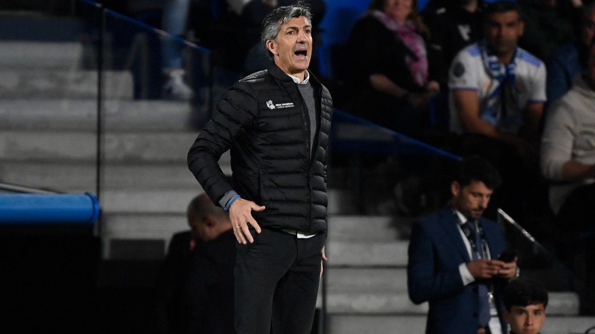 Imanol Alguacil, entrenador de la Real Sociedad