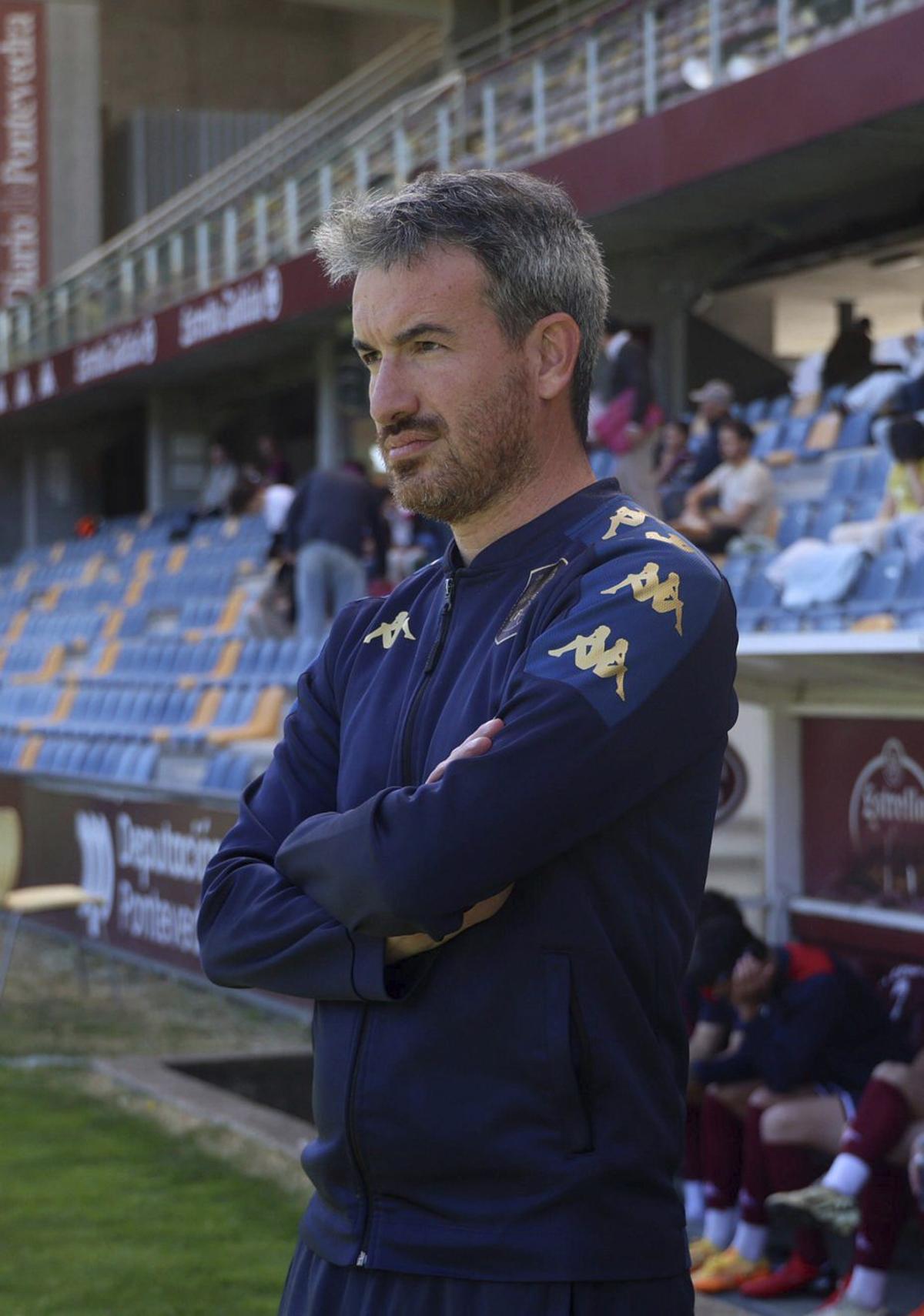Rubén Domínguez, ante el Barakaldo | GUSTAVO SANTOS