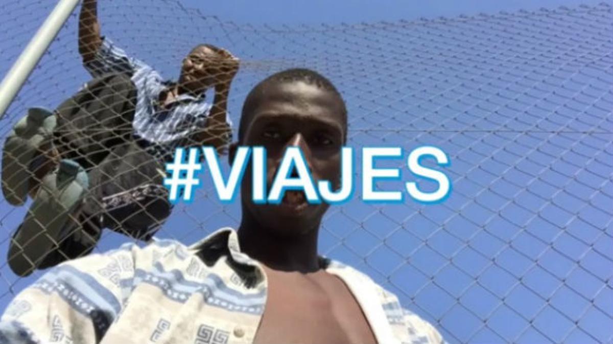 Vídeo complet amb les imatges de l’immigrant al ’seu compte’ d’Instagram.