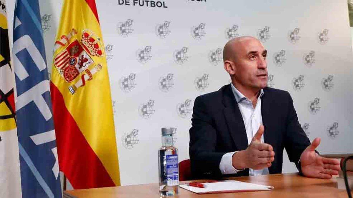 Luis Rubiales, presidente de la Federación Española de Fútbol