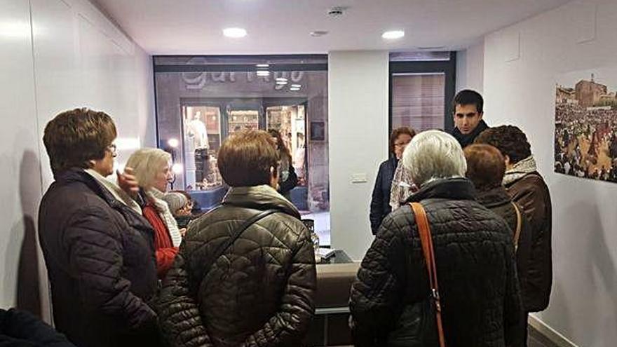 Un moment de la jornada de portes obertes d&#039;ahir als nous allotjaments