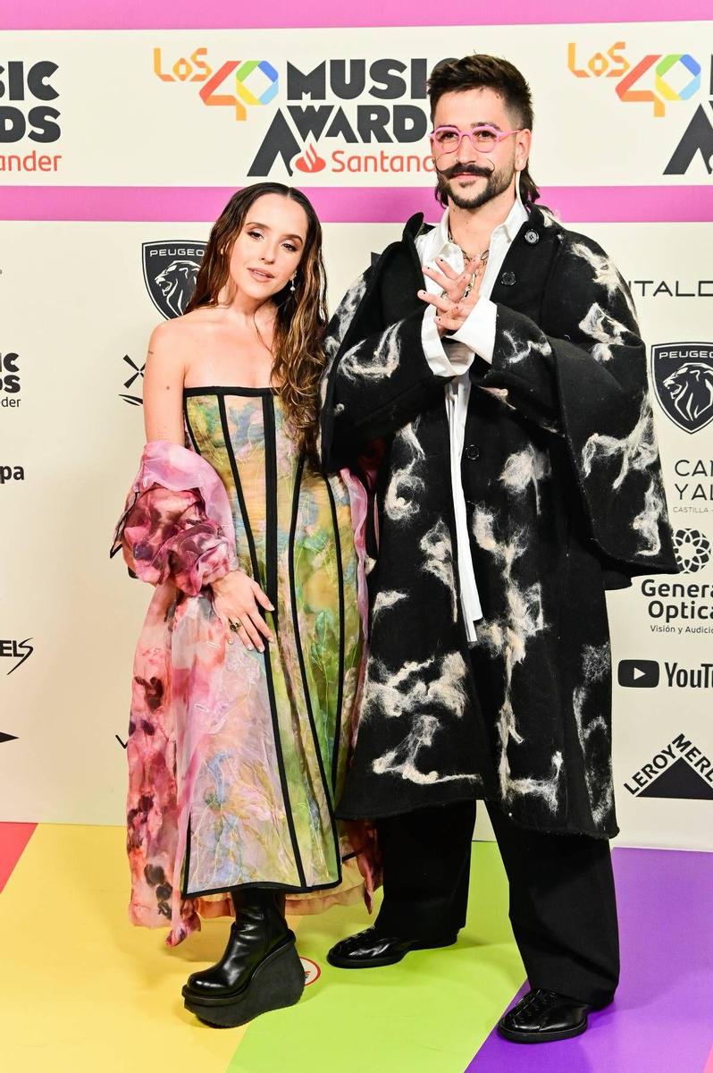 Camilo y Evaluna en Los40 Music Awards 2023