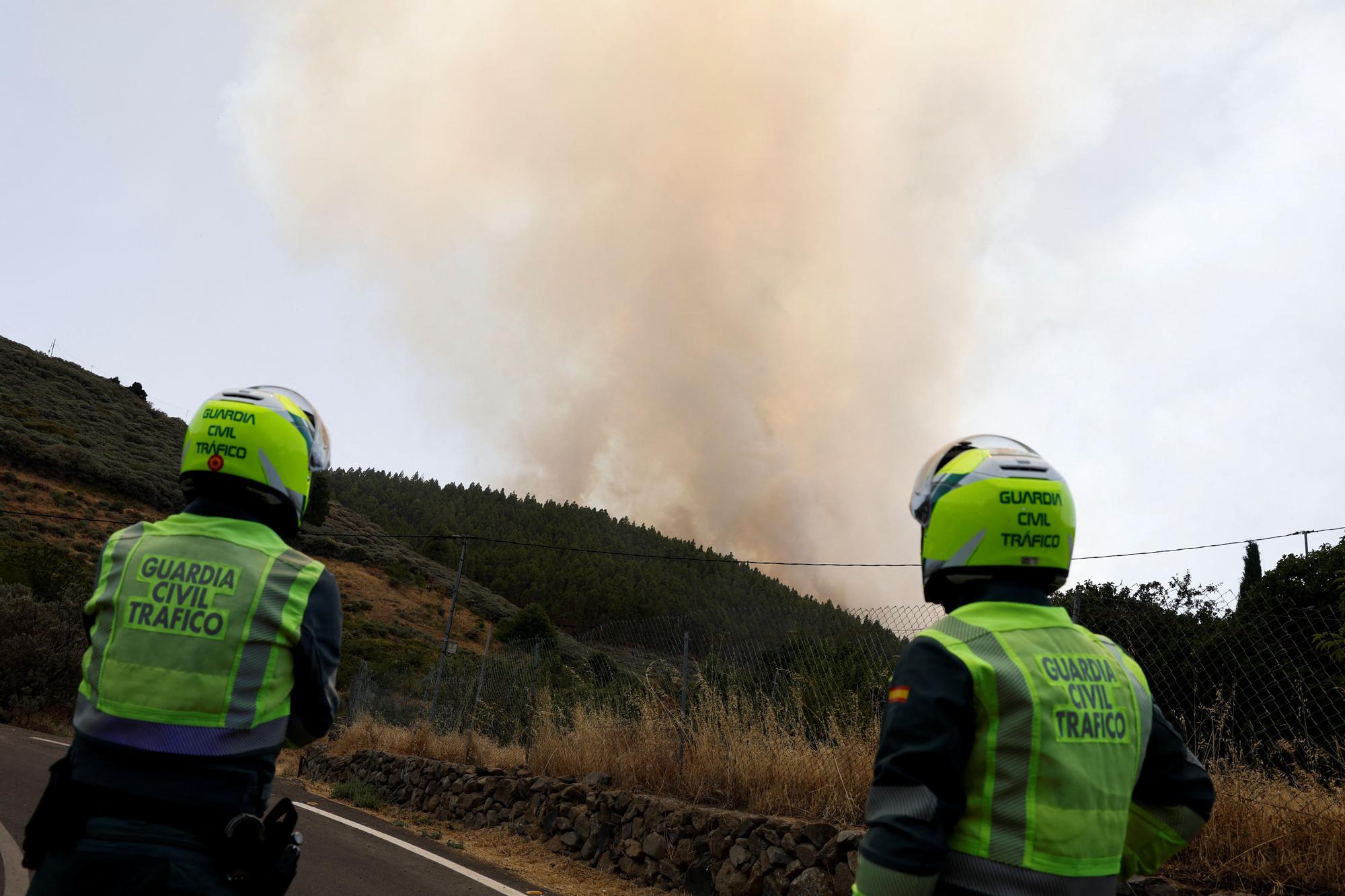 Incendio en la Cumbre de Gran Canaria