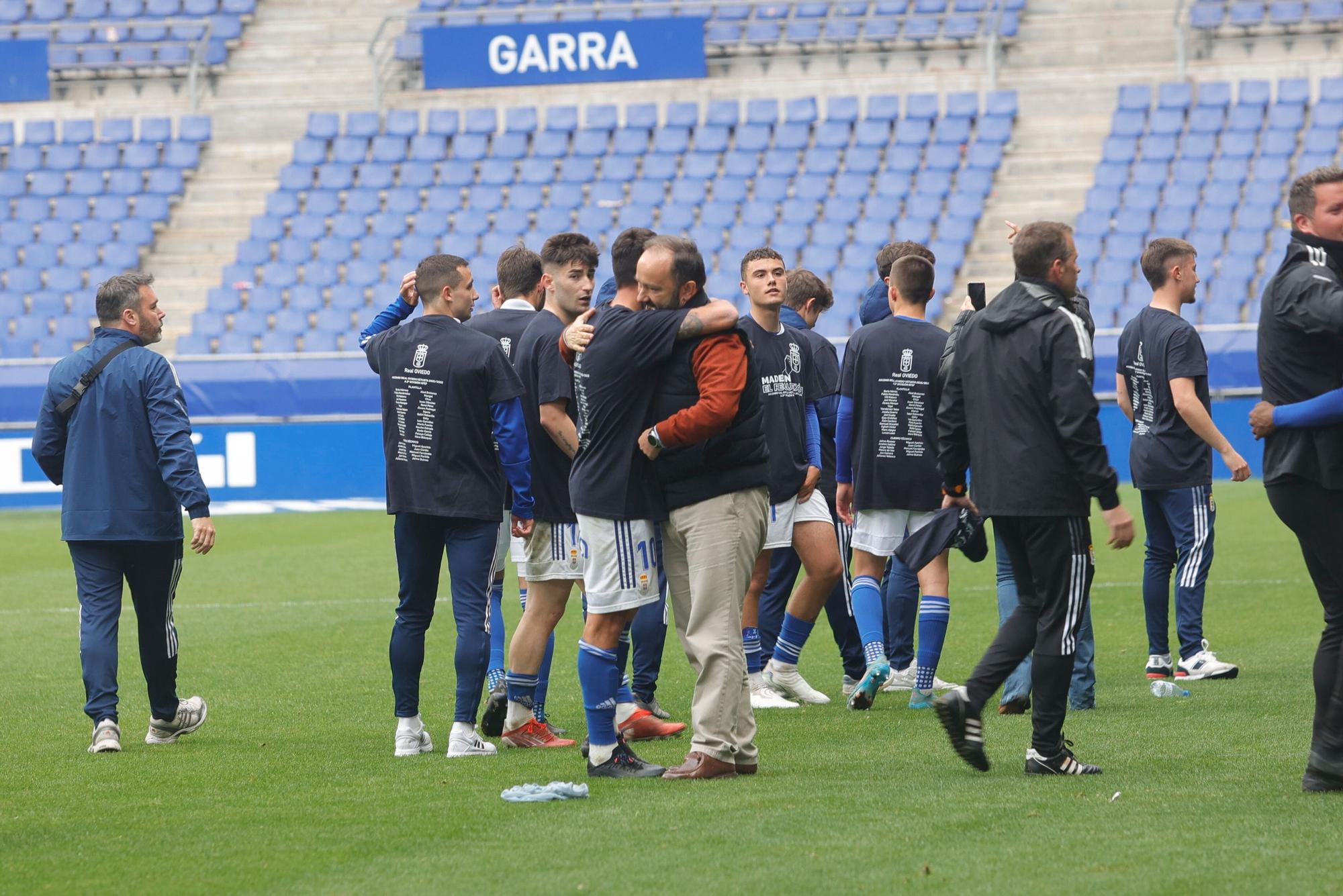 Las imágenes de la celebración del ascenso del Vetusta