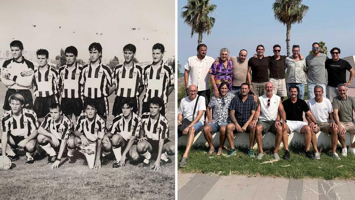 El histórico juvenil del CD Castellón que se reencontró 35 años después.