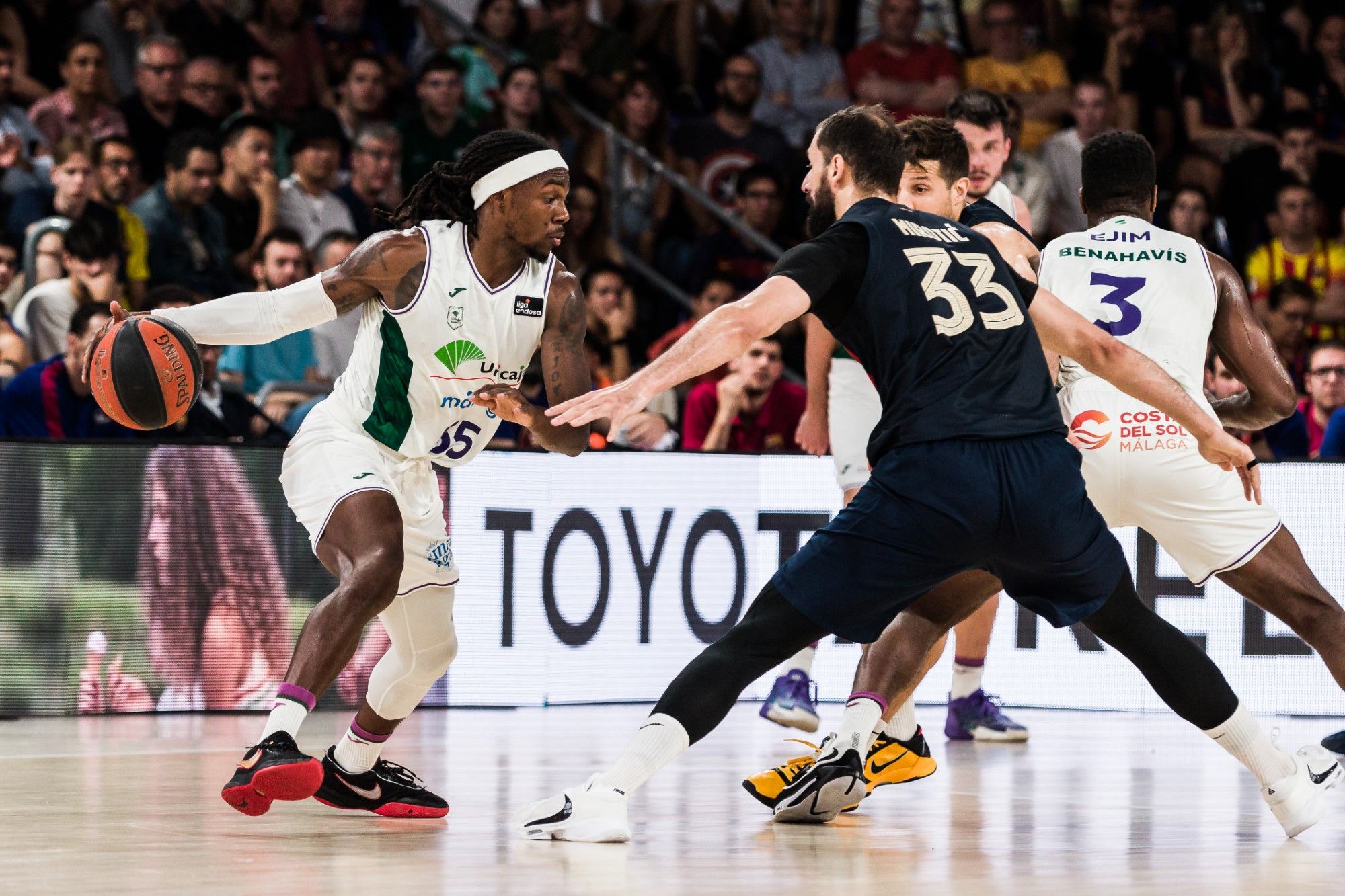 Barcelona - Unicaja, segundo partido de semifinales de la Liga Endesa, en imágenes