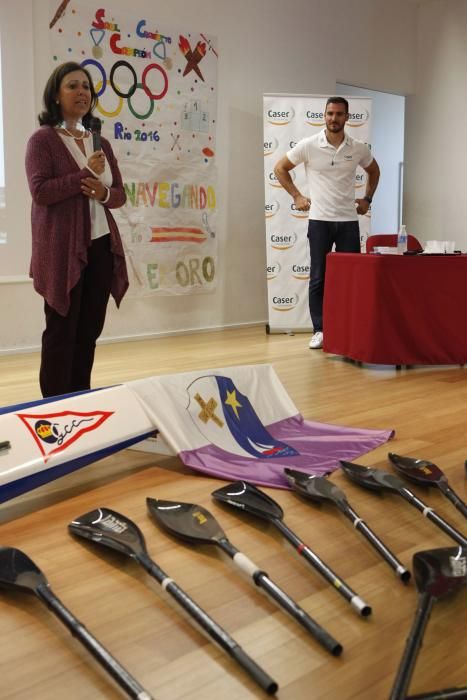 Encuentro del medallista olímpico, Saúl Craviotto, con alumnos del Colegio La Asunción