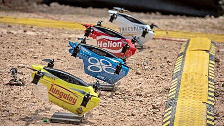 Drons de l&#039;edició de l&#039;any passat de la Barcelona Drone World Cup