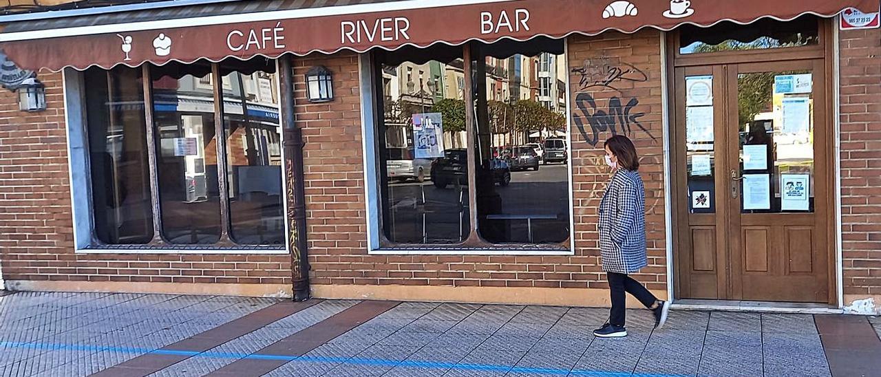La cafetería River, cerrada desde el pasado domingo. | María Villoria