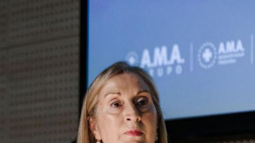 Ana Pastor, en la asamblea.
