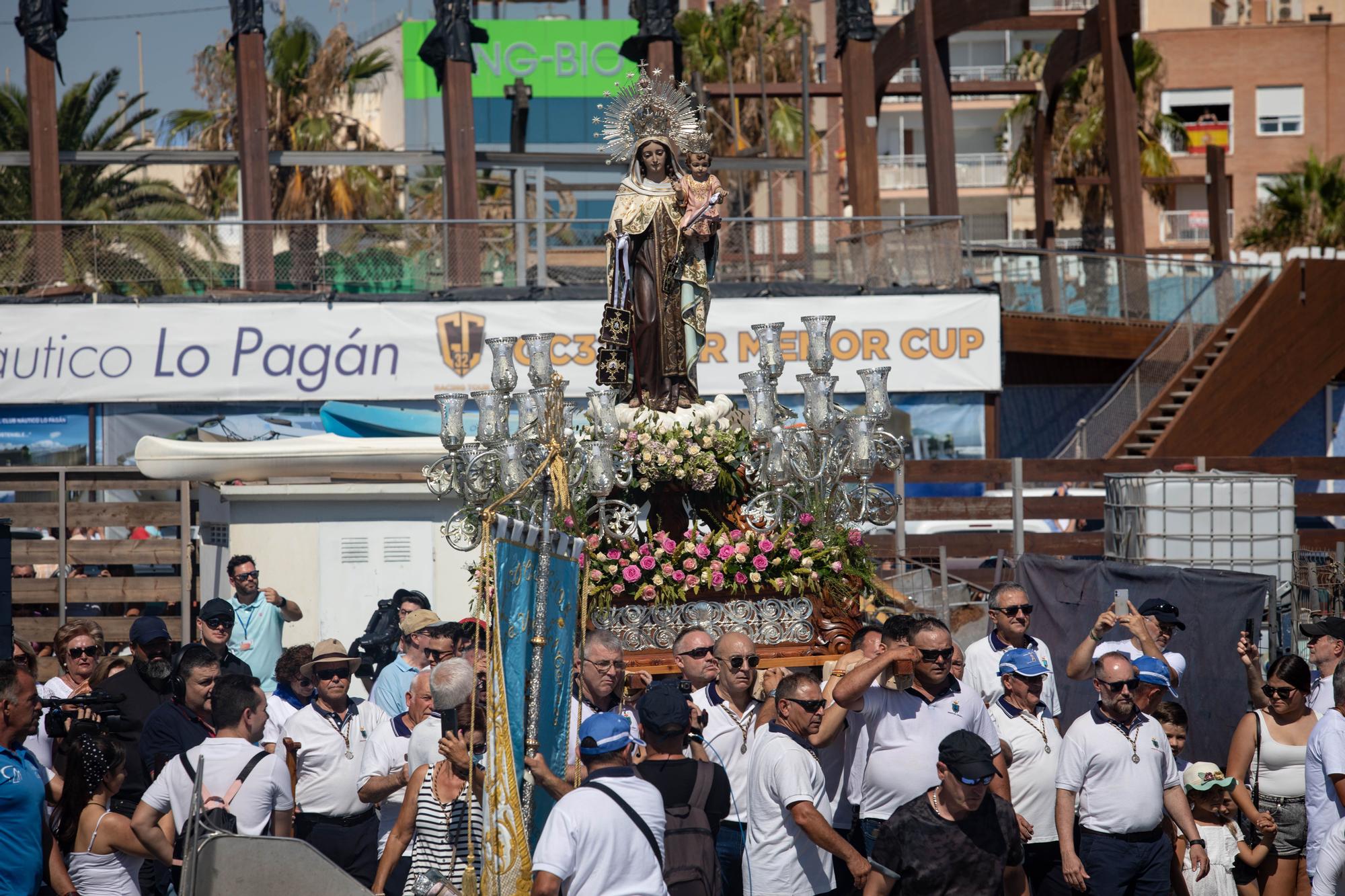 Procesión marítima de la Virgen del Carmen