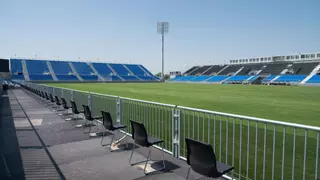 El Ibercaja Estadio se 'viste' y ya está a punto para su inauguración