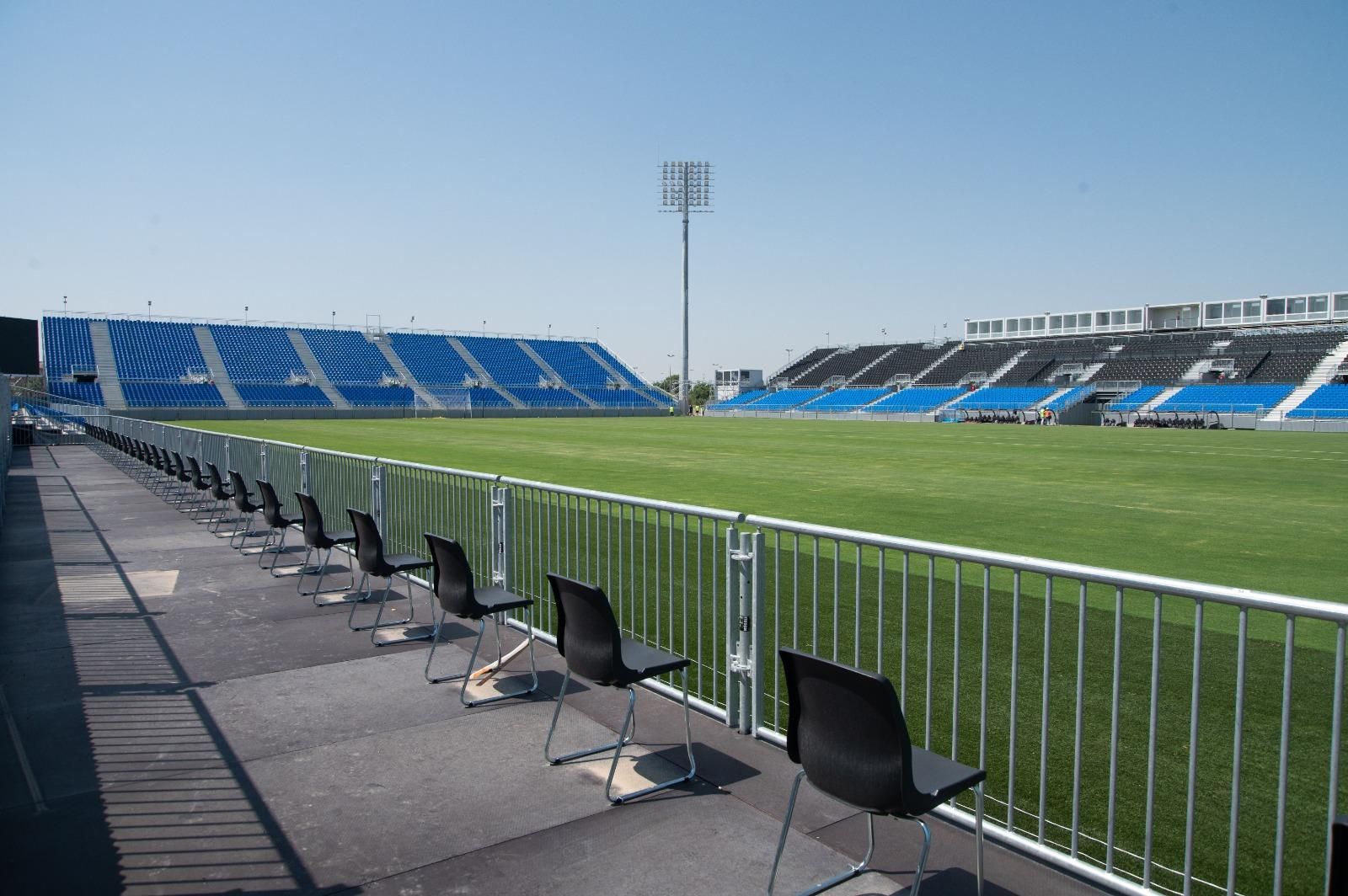 En imágenes | Así está el Ibercaja Estadio a pocos días de su inauguración en un amistoso