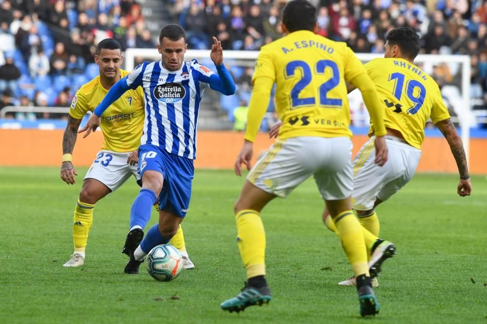 El Dépor le gana 1-0 al Cádiz