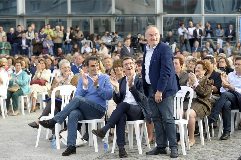 Mitin de cierre de campaña del PP en A Coruña