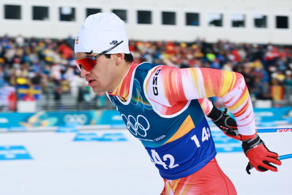 Marc Colell, durante el relevo