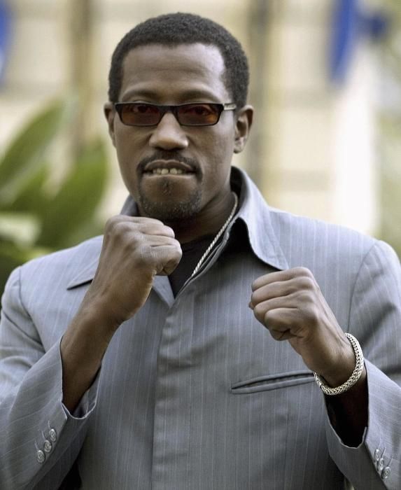 File photo of actor Wesley Snipes in Madrid