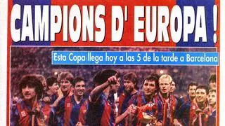 Tal día como hoy, hace 32 años en SPORT: La primera Champions del Barça