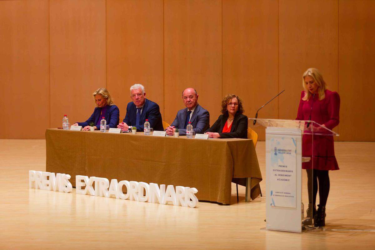 Acto de entrega de los premios extraordinarios al rendimiento académico en Castellón