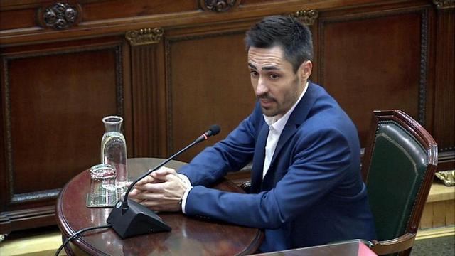 Imatge d’arxiu de Marc Puigtió el dia que va declarar en el judici del procés.