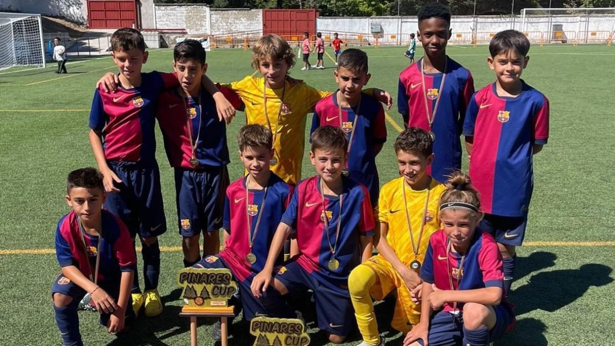 El Sub-10 del Barça ganó la Pinares Cup