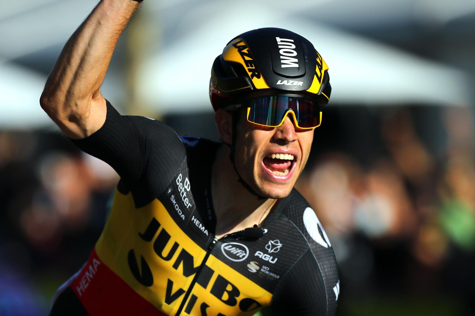 Van Aert logró al sprint su tercera victoria en este Tour 2021