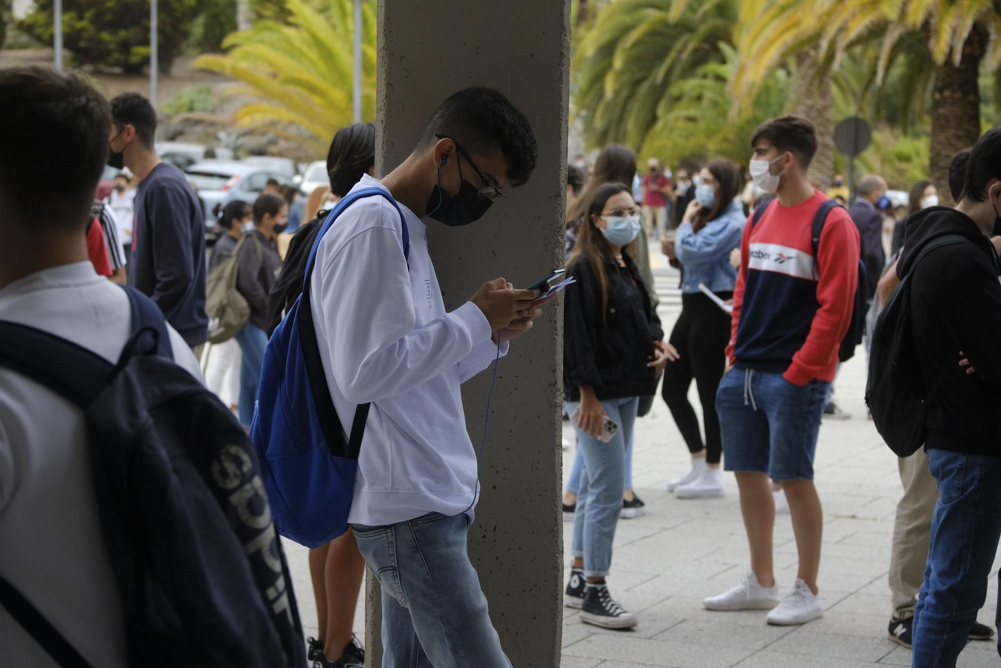 Prueba extraordinaria de la EBAU en Gran Canaria (07/07/2021)