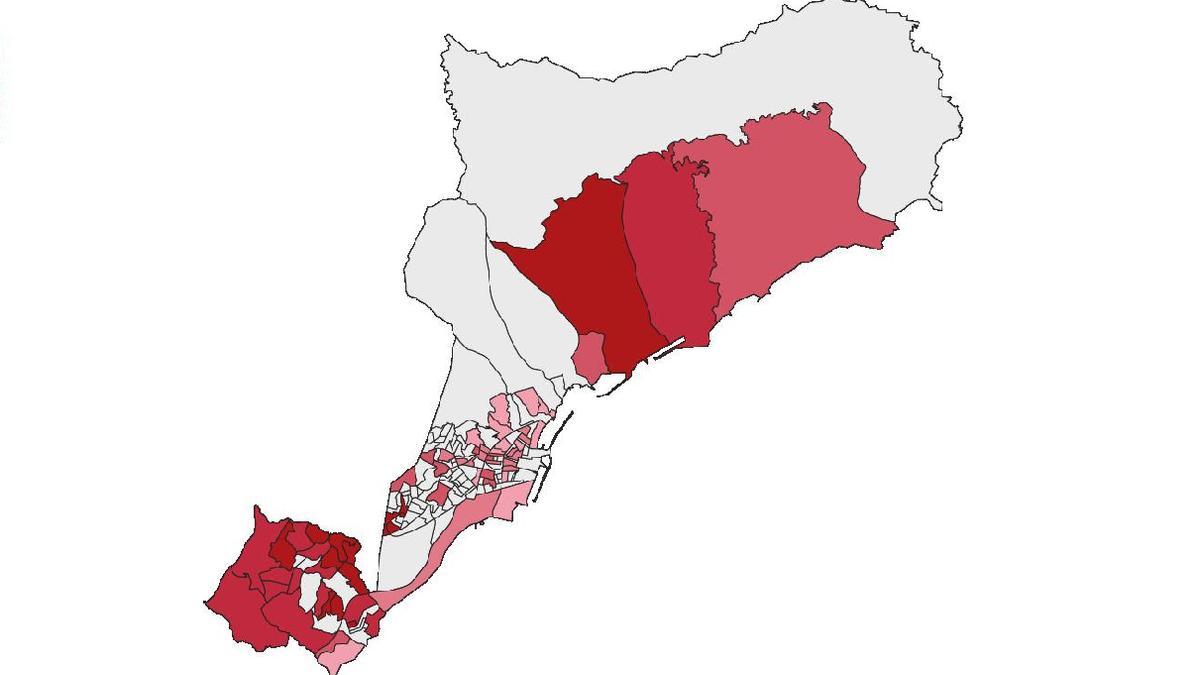 Mapa de Santa Cruz de Tenerife.