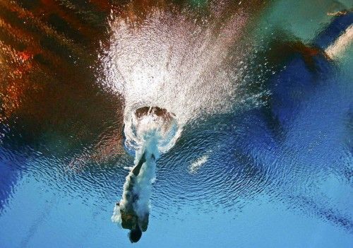 Las pruebas de salto y de natación sincronizada en el Mundial de Kazán dejan estampas espectaculares